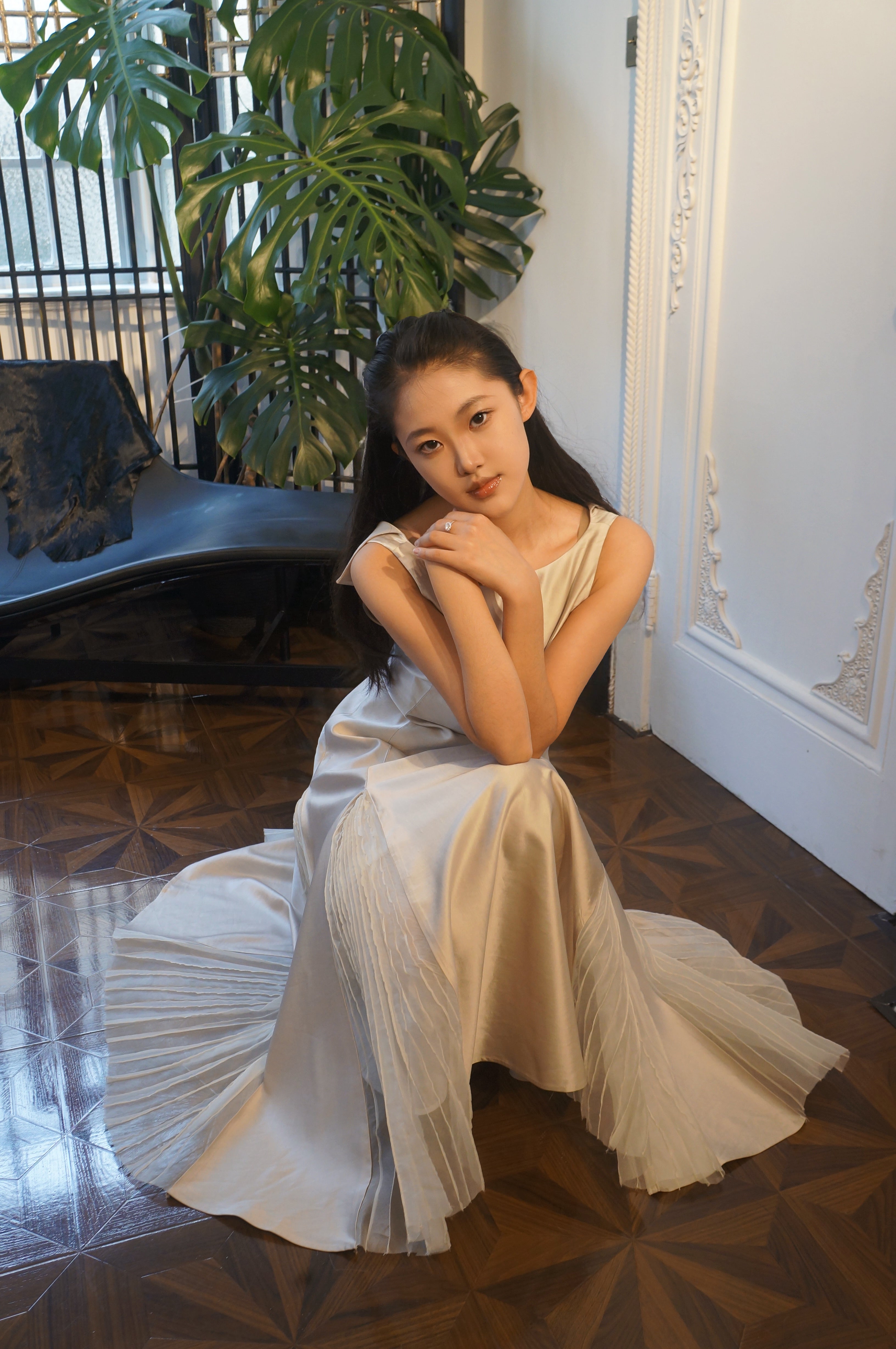 Flowing waltz dress