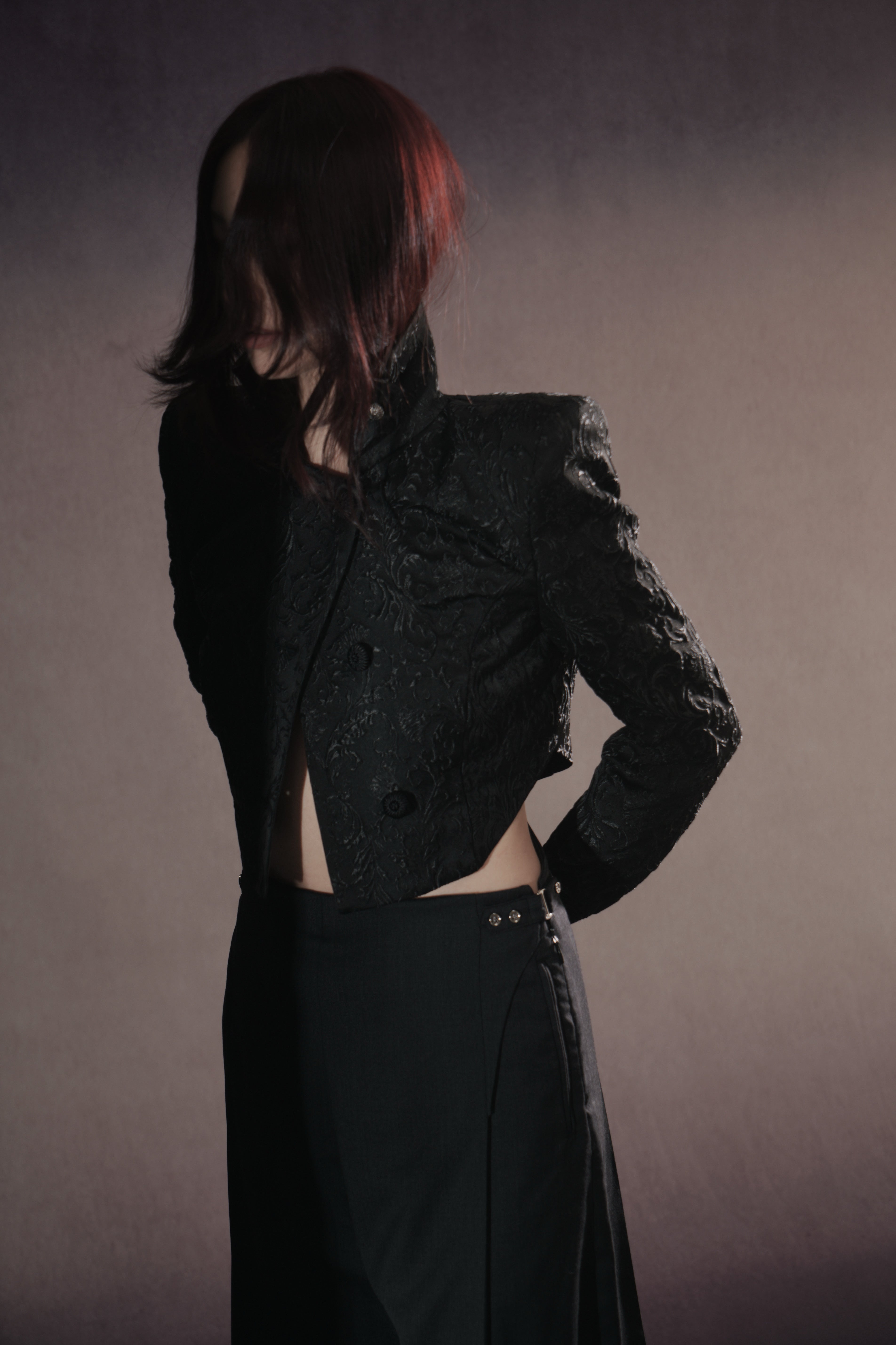 The "noir baroque" bolero jacket