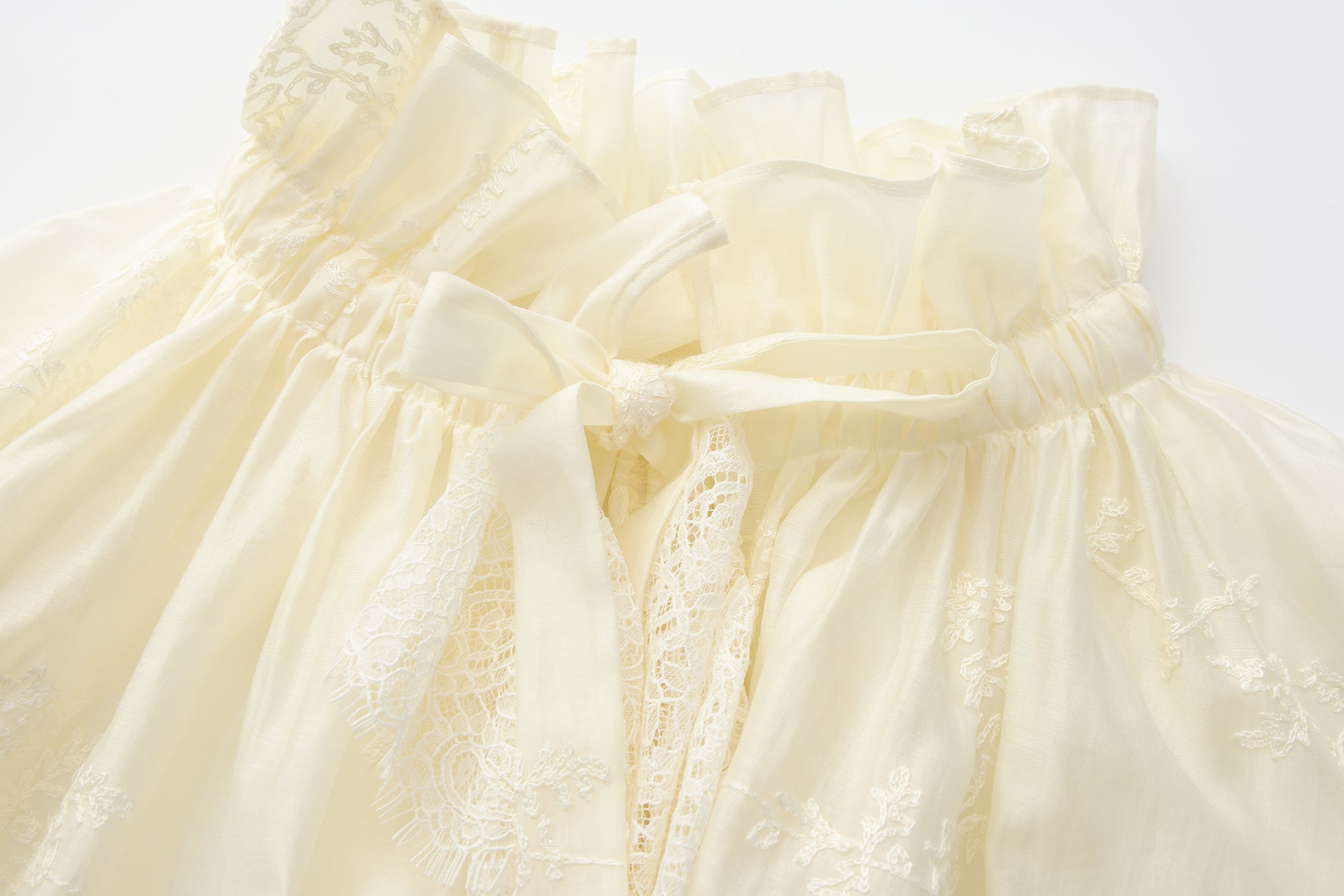 Romantic ruffles regency blouse
