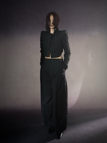 The "noir baroque" bolero jacket