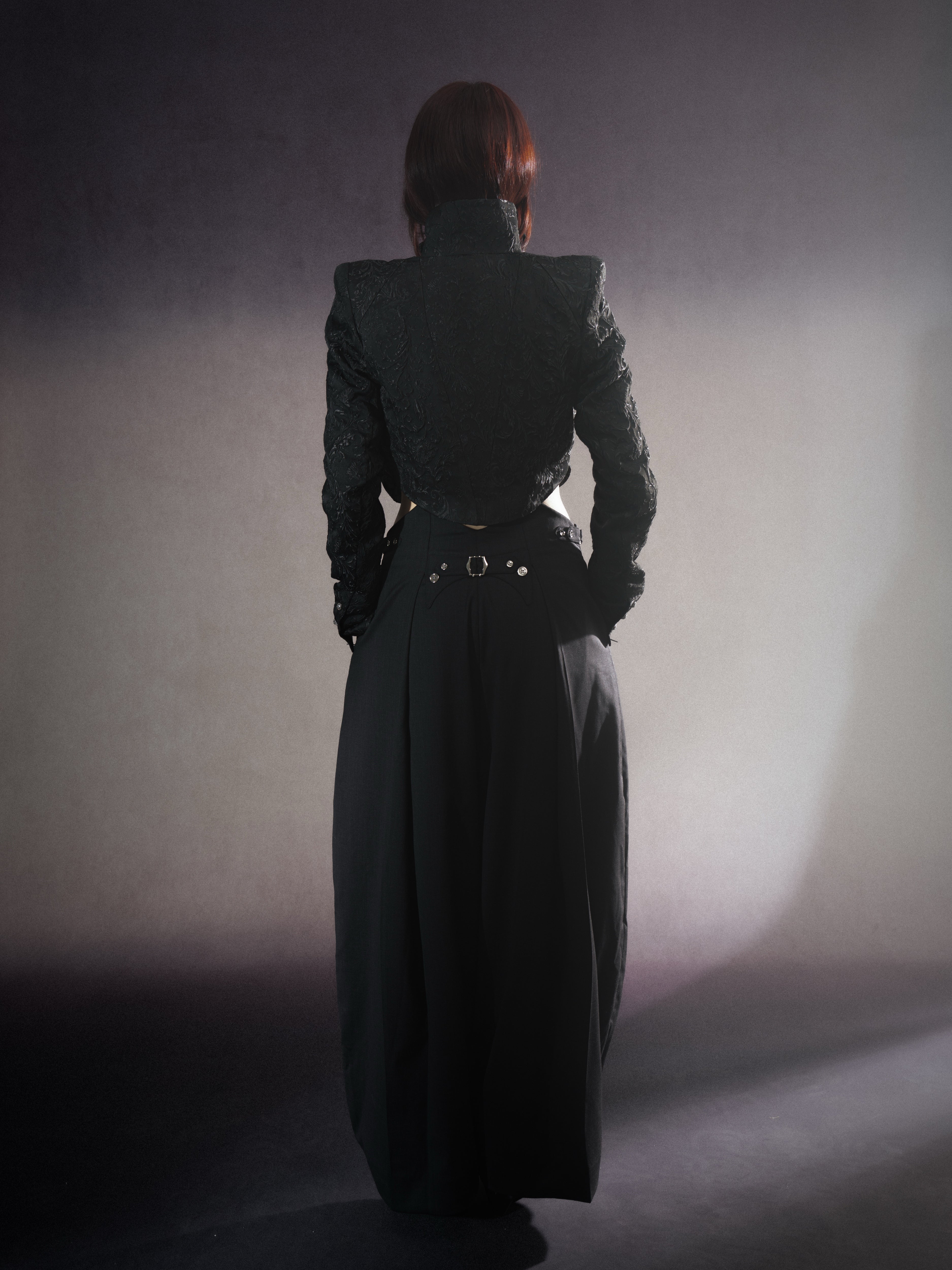 The "noir baroque" bolero jacket