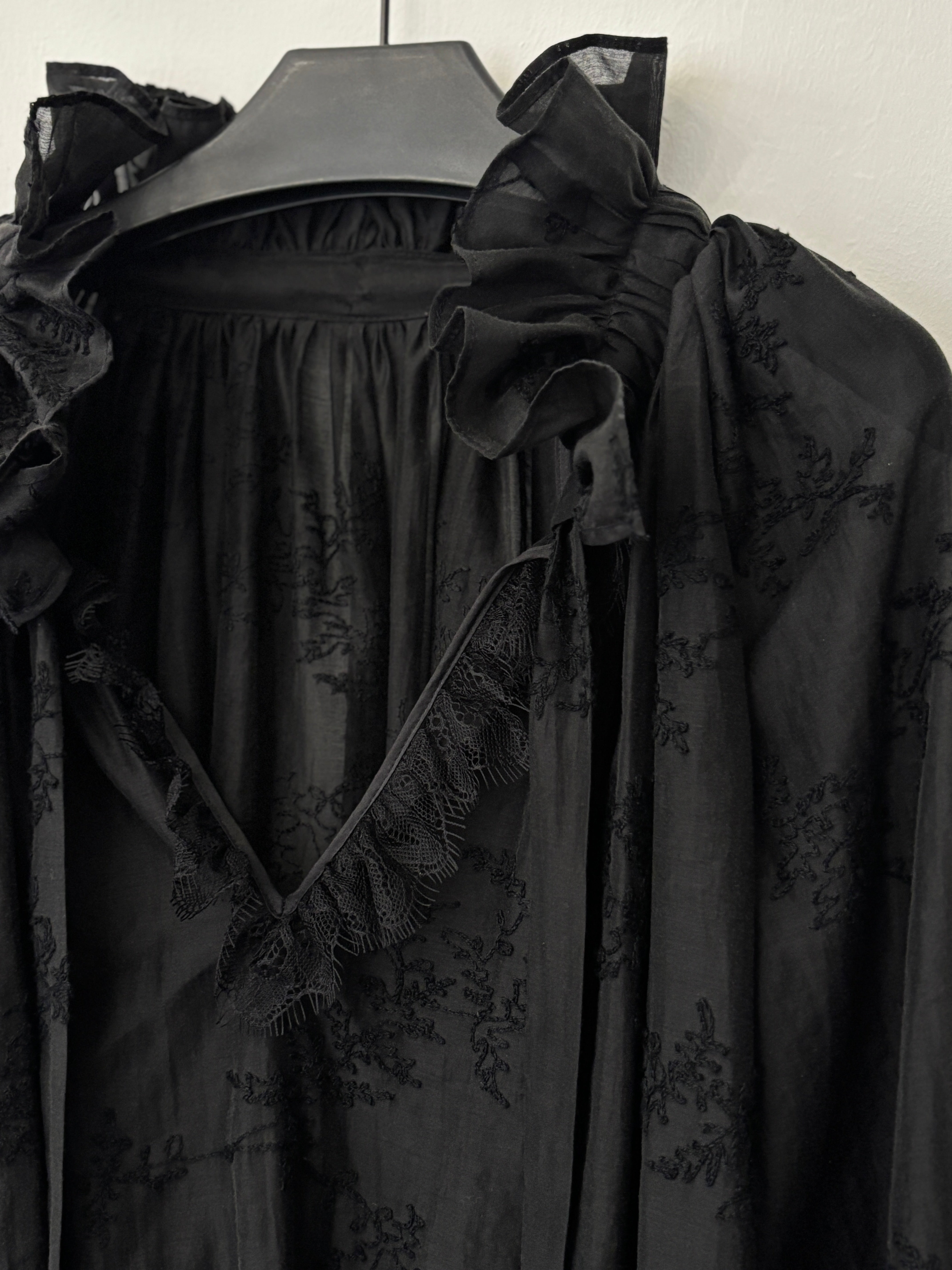 Romantic ruffles regency blouse