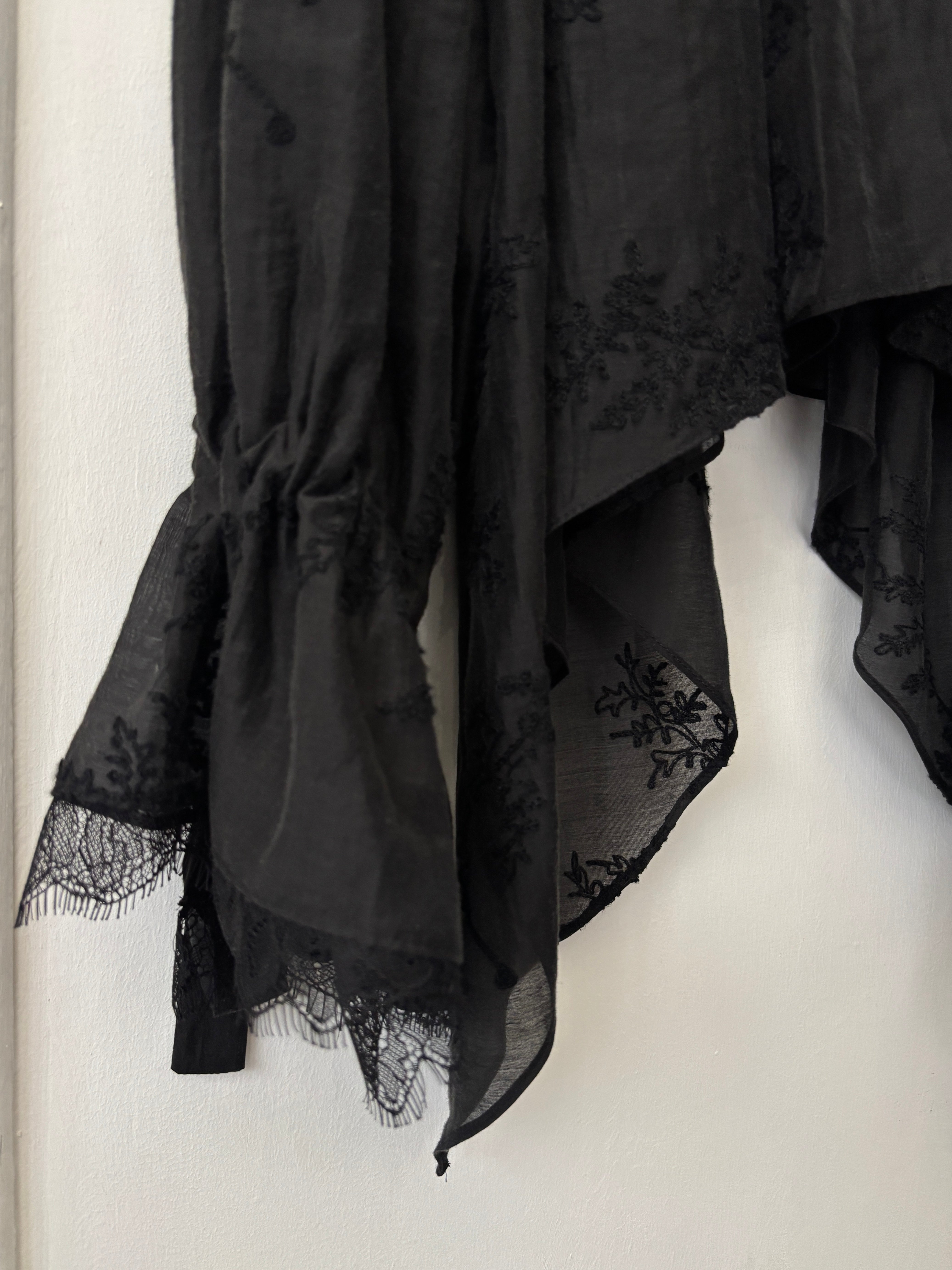 Romantic ruffles regency blouse