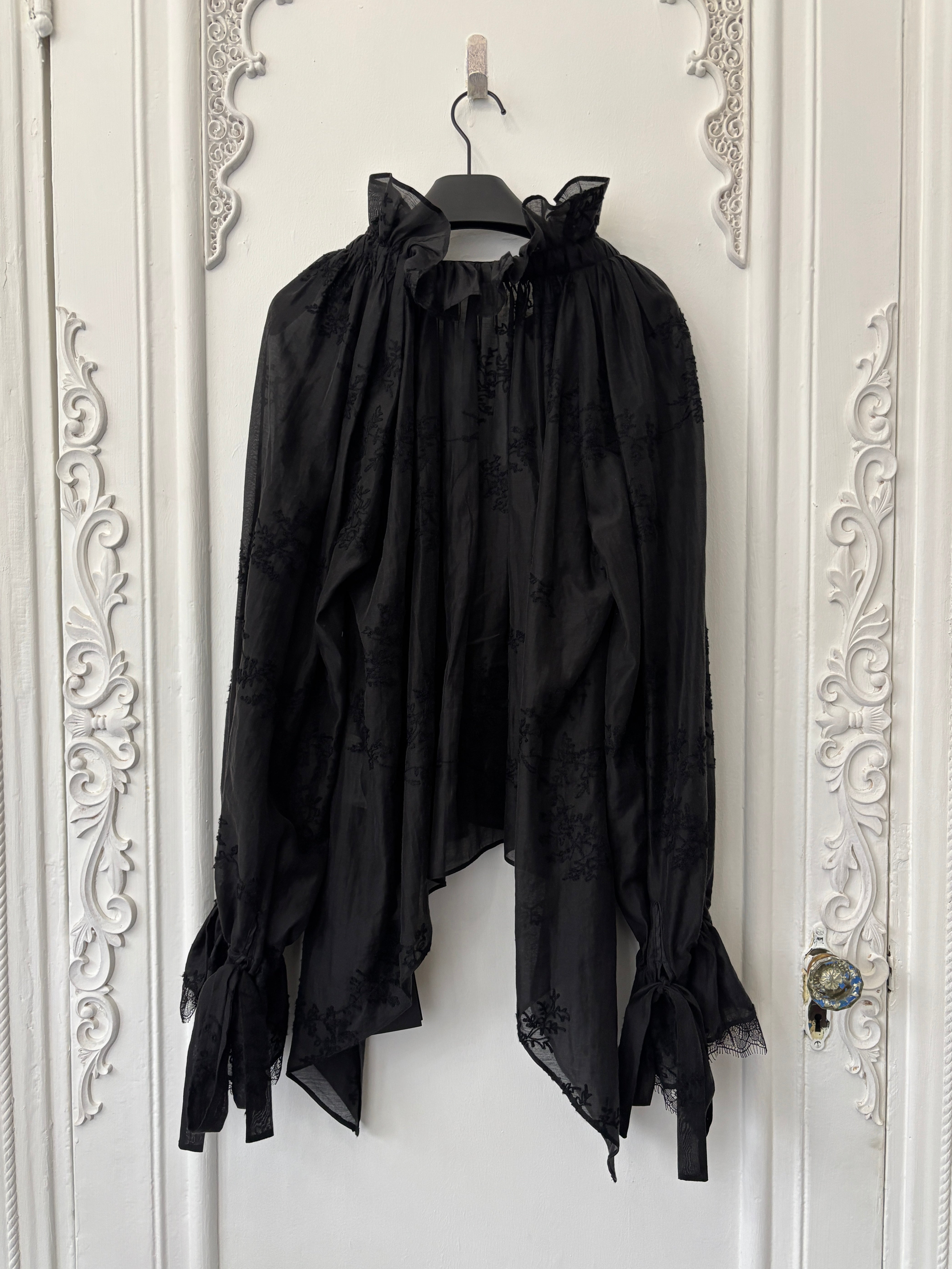 Romantic ruffles regency blouse