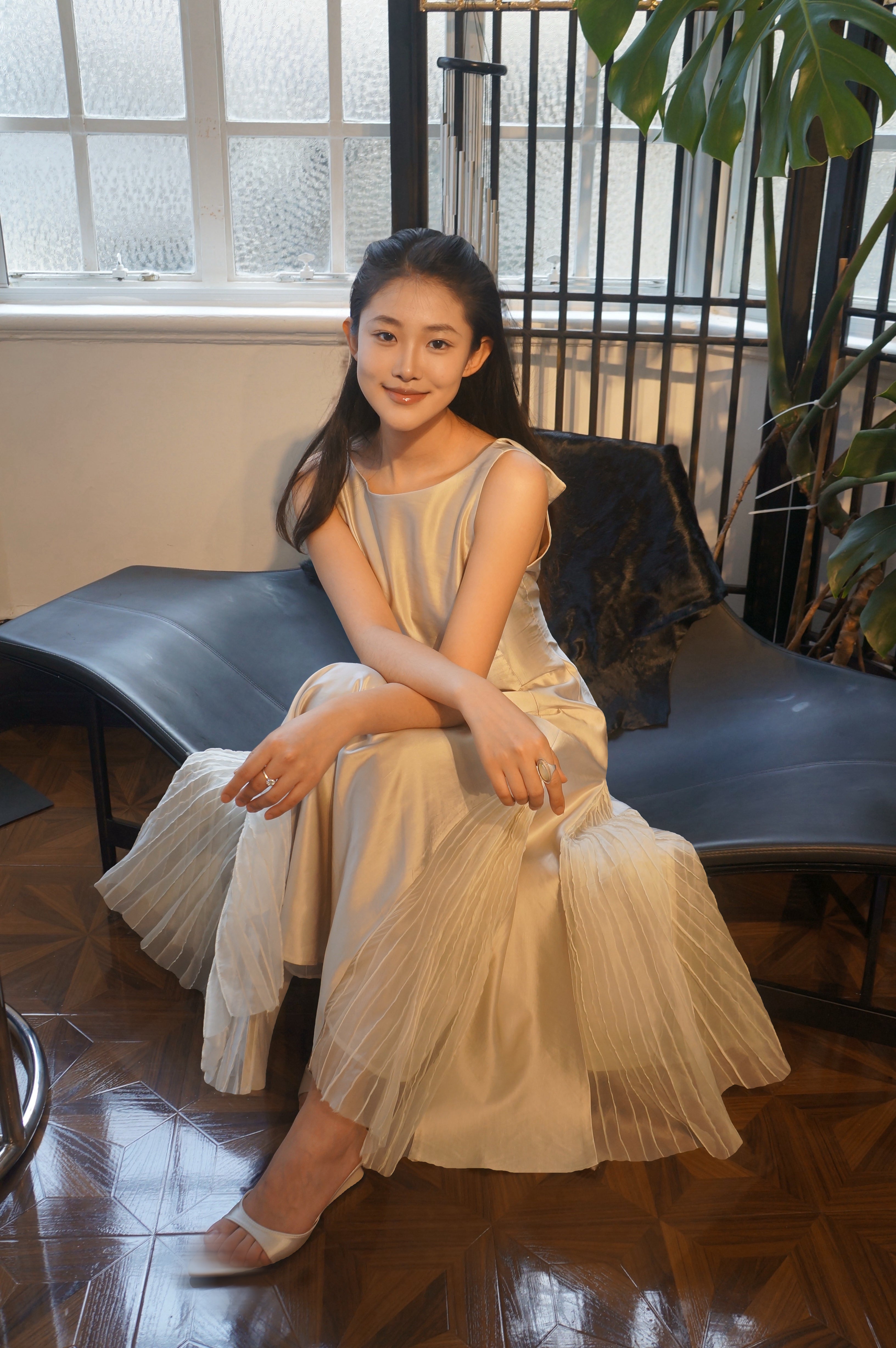 Flowing waltz dress
