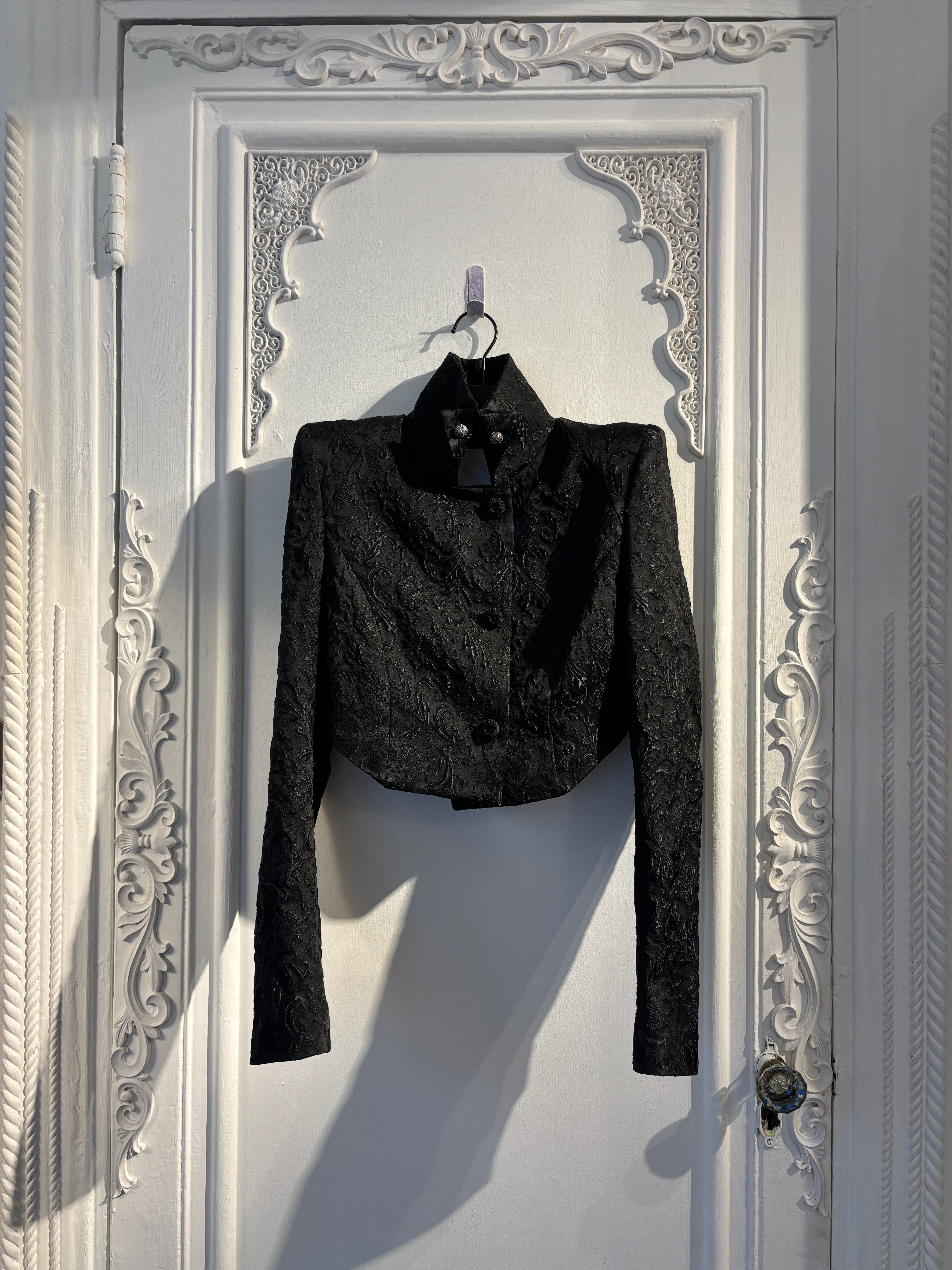 The "noir baroque" bolero jacket