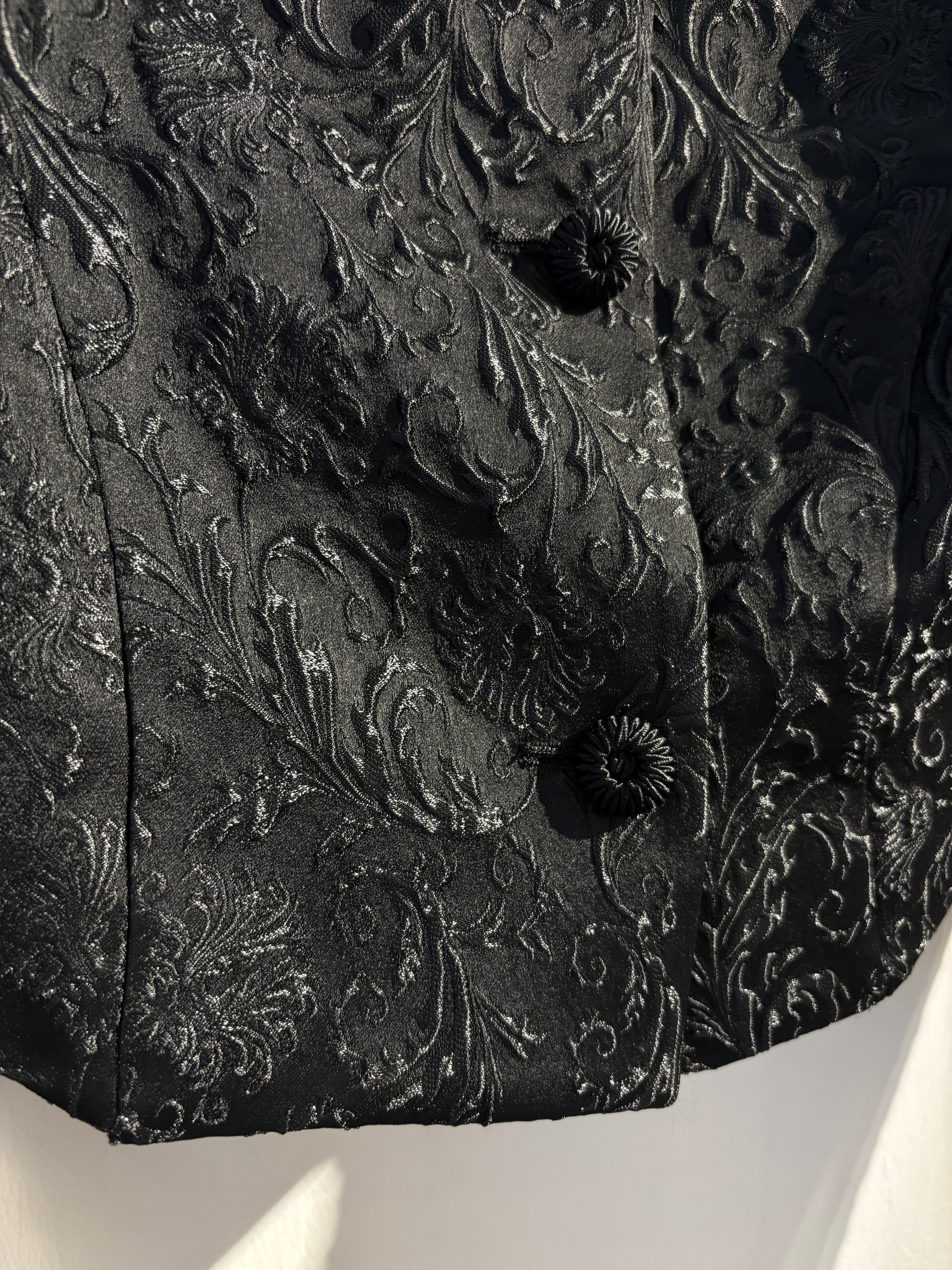 The "noir baroque" bolero jacket