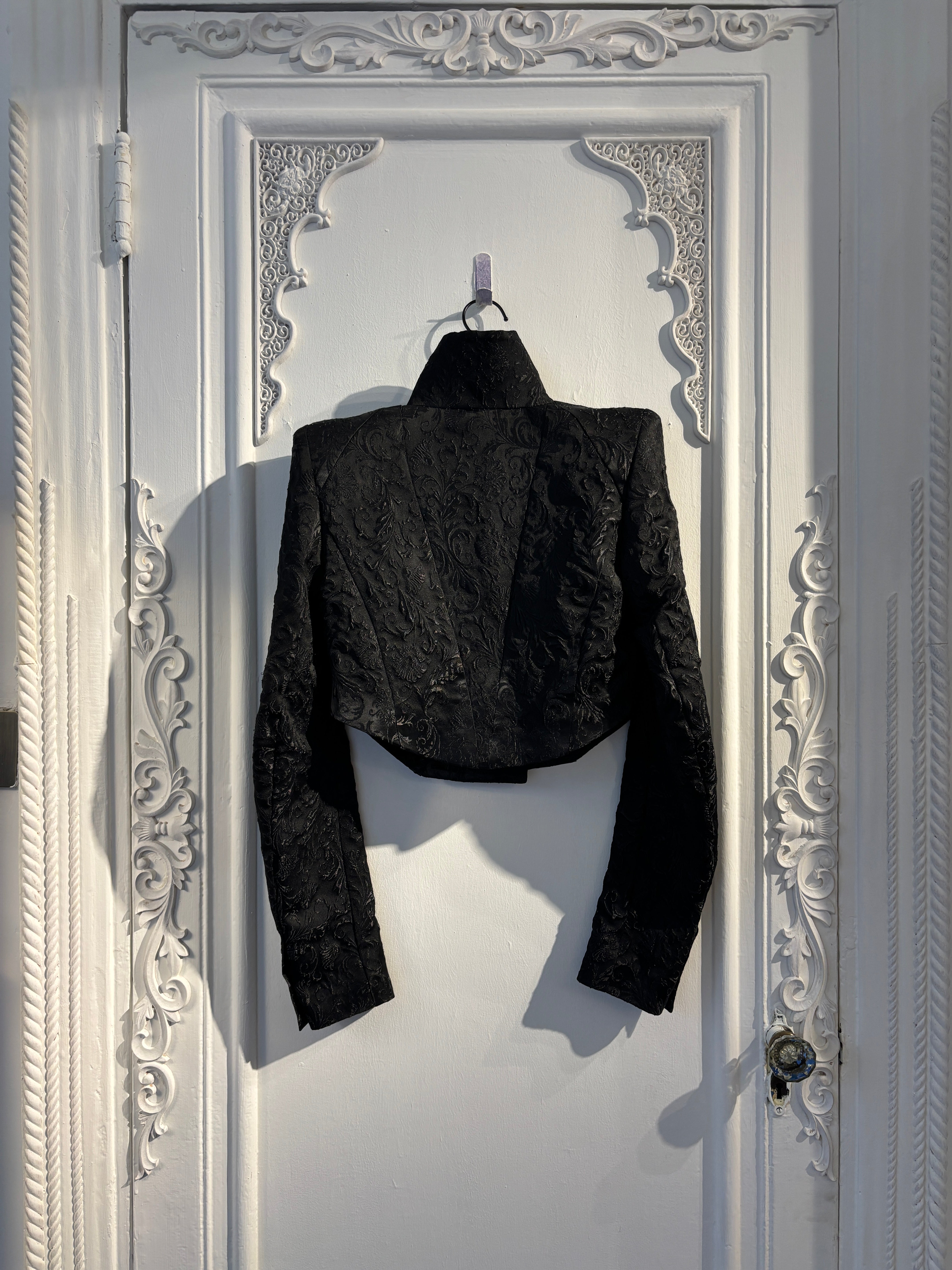 The "noir baroque" bolero jacket