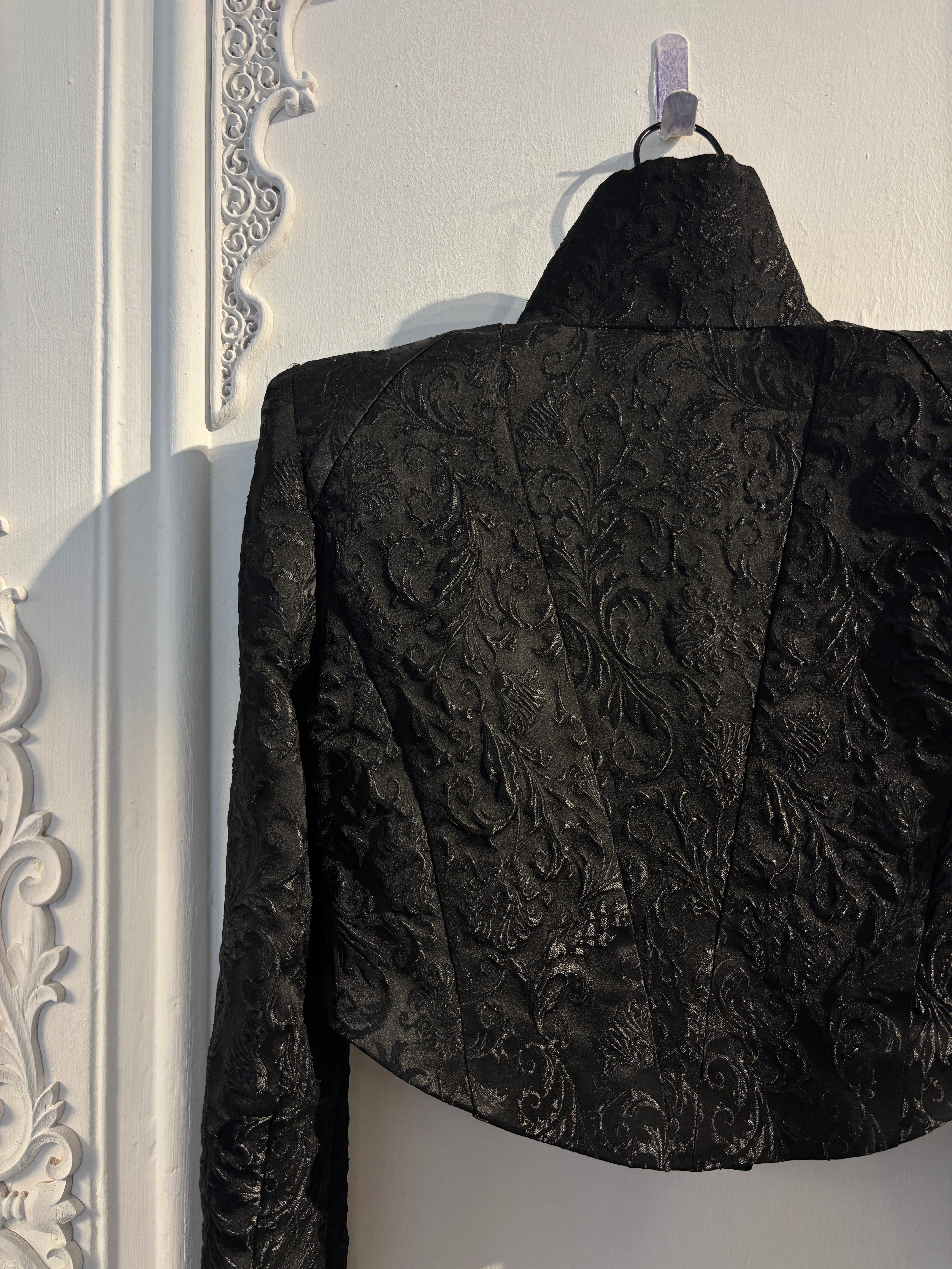 The "noir baroque" bolero jacket