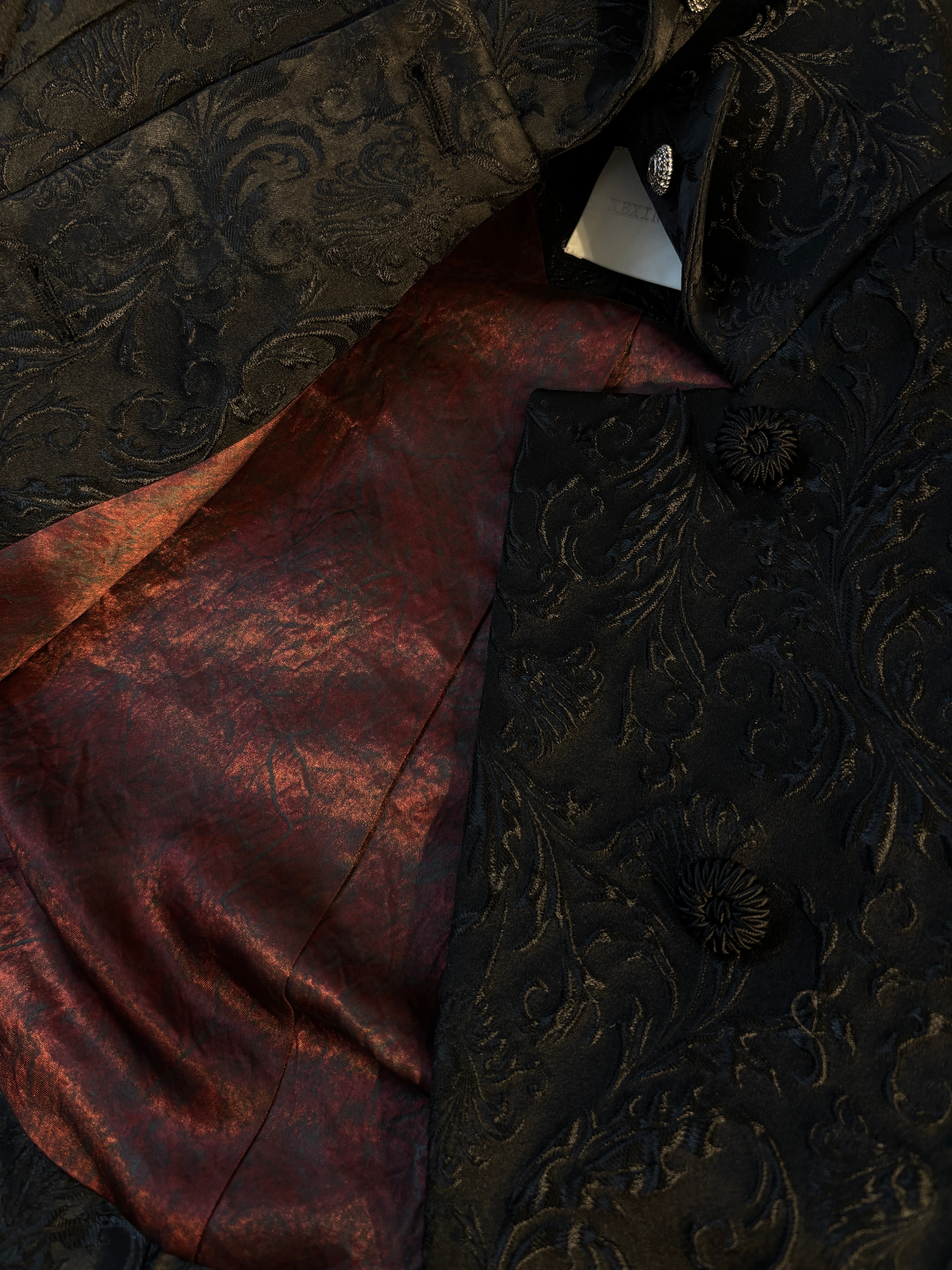 The "noir baroque" bolero jacket