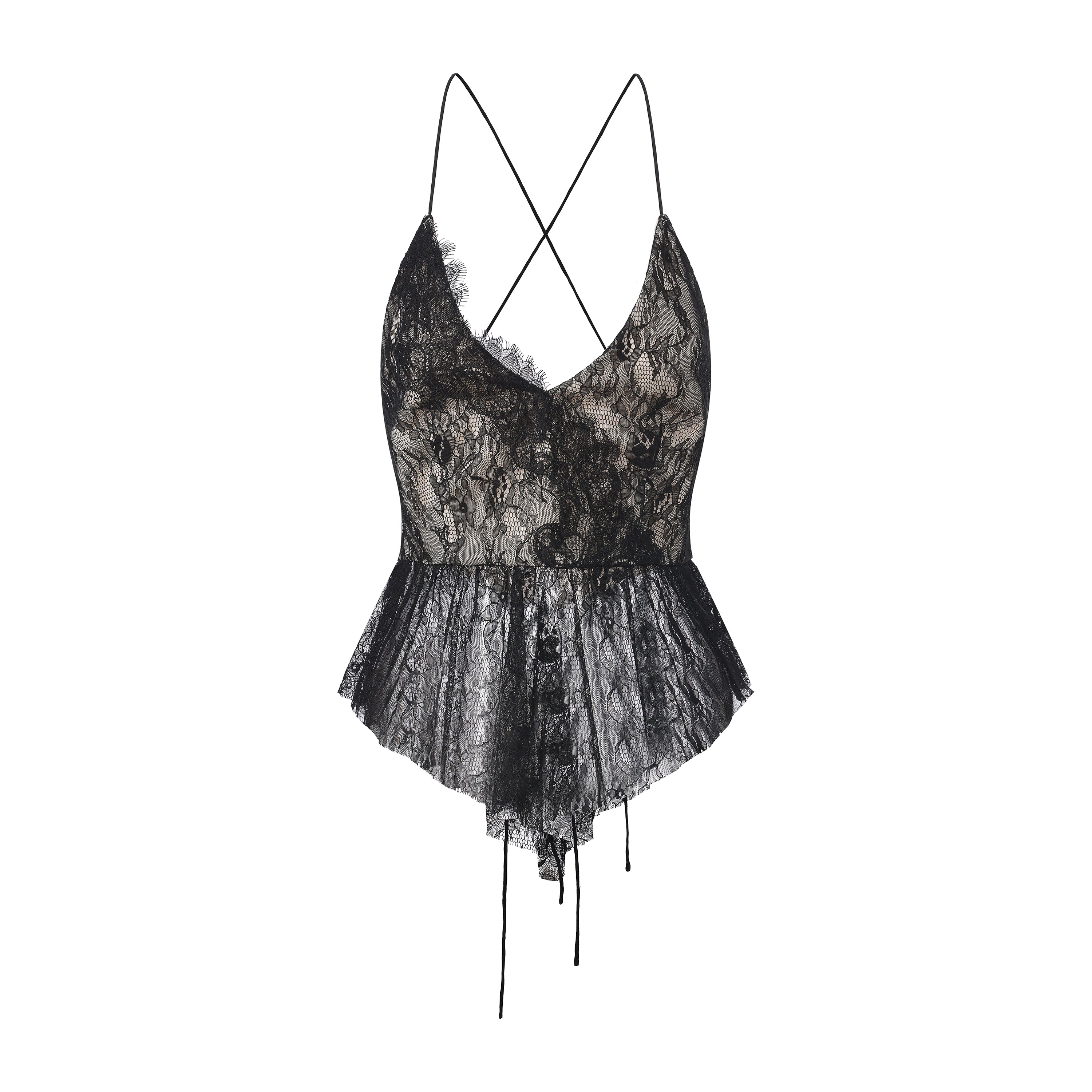 Romantic muse slip top