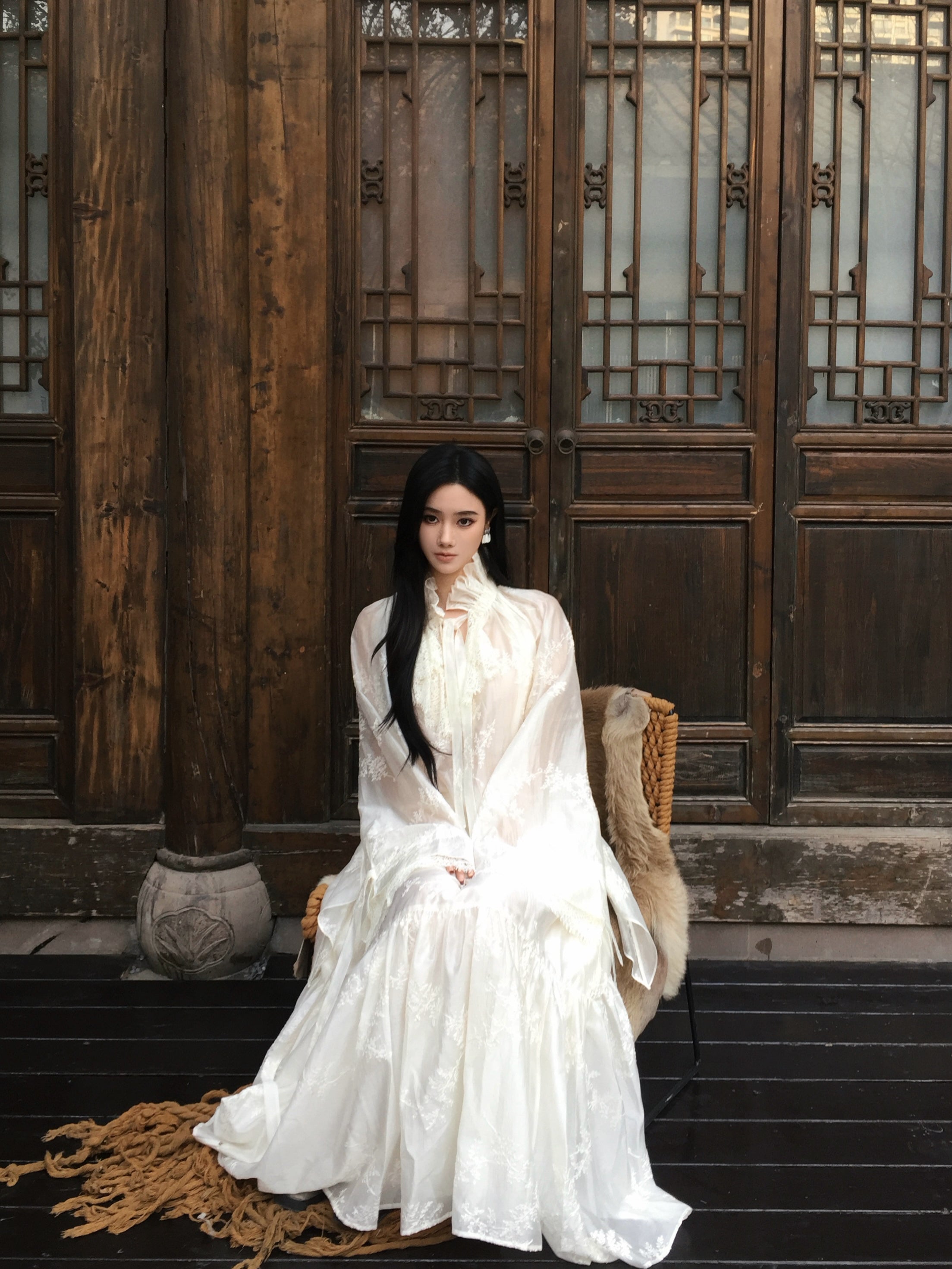 Romantic  regency maxi skirt